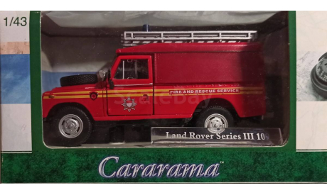 Модель LAND ROVER SIII 109 FIRE RECUE 1/43 HONGWELL/CARARAMA, масштабная модель, scale43