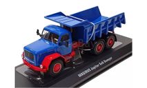 Модель Magirus Jupiter 6x6 Dump Truck (Blue/Red) 1:43 IXO, масштабная модель, scale43