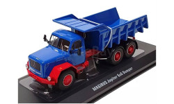 Модель Magirus Jupiter 6x6 Dump Truck (Blue/Red) 1:43 IXO