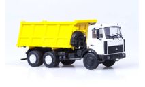 Модель МАЗ-5516 самосвал (серый/желтый) 1:43 АИСТ, масштабная модель, scale43