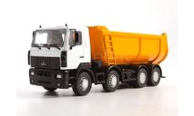 Модель МАЗ-6516 самосвал 8x4 (белый) 1:43 АИСТ, масштабная модель, ЗИЛ, SSM, 1/43