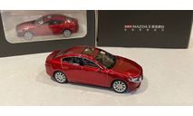 Модель MAZDA 3 Sedan (2021) red metallic 1:43 CHINA DEALER, масштабная модель, DEALER BOX, scale43