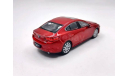 Модель MAZDA 3 Sedan (2021) red metallic 1:43 CHINA DEALER, масштабная модель, DEALER BOX, scale43