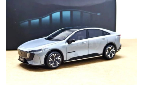 Модель Mazda EZ-6 1.5 Extended Range (2024) grey met. 1:43 CHINA DEALER, масштабная модель, DEALER BOX, scale43