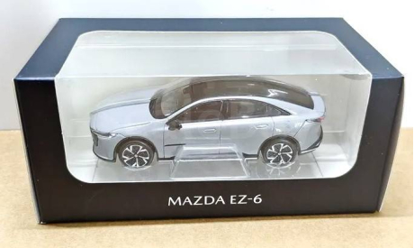 Модель Mazda EZ-6 1.5 Extended Range (2024) grey met. 1:43 CHINA DEALER, масштабная модель, DEALER BOX, scale43