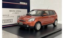 Модель Mazda Verisa L Hatchback (2006) orange met. 1:43 HI-STORY/GICO, масштабная модель, scale43