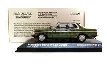 Модель Mercedes-Benz 230CE (W123) Coupe 1982 dark green met. 1:43, масштабная модель, Minichamps, scale43