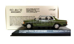 Модель Mercedes-Benz 230CE (W123) Coupe 1982 dark green met. 1:43