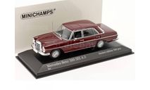 Модель Mercedes-Benz 300 SEL 6.3 (W109) 1968 dark-red met. 1:43 MINICHAMPS, масштабная модель, scale43