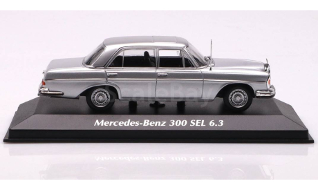 Модель Mercedes-Benz 300 SEL 6.3 (W109) 1968 silver met. 1:43 MINICHAMPS, масштабная модель, scale43