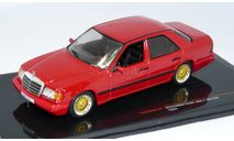 Модель Mercedes-Benz 300E (W124) 1984 dark red 1/43 IXO, масштабная модель, scale43