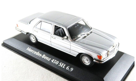 Модель Mercedes-Benz 450 SEL 6.9 (W116) 1976 silver 1:43 MINICHAMPS, масштабная модель, scale43