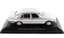 Модель Mercedes-Benz 450 SEL 6.9 (W116) 1976 silver 1:43 MINICHAMPS, масштабная модель, scale43