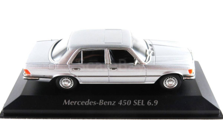 Модель Mercedes-Benz 450 SEL 6.9 (W116) 1976 silver 1:43 MINICHAMPS, масштабная модель, scale43