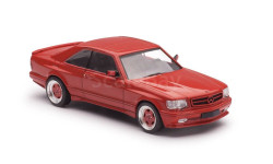 Модель MERCEDES-BENZ 560 SEC AMG WIDEBODY red/красный 1/43 Solido