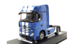Модель Mercedes-Benz Actros MP4 SZM сед. тягач синий мет. 1:43 IXO