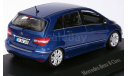 Модель Mercedes-Benz B-class 2008 (W245) blue 1:43 MINICHAPS(DEALER VERSION), масштабная модель, MINICHAMPS, scale43