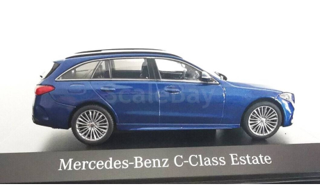Модель Mercedes-Benz C-Class Estate AMG S206 (2021) spectral blue 1:43 HERPA, масштабная модель, 1/43