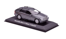 Модель Mercedes-Benz C-class T-modell (S203) 2001 grey met. 1:43 MINICHAMPS