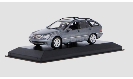 Модель Mercedes-Benz C-class T-modell (S203) 2001 grey met. 1:43 MINICHAMPS, масштабная модель, scale43