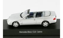 Модель Mercedes-Benz CLK-class Cabriolett A208 (W208) 1999 silver met. 1:43 SCHUCO, масштабная модель, 1/43