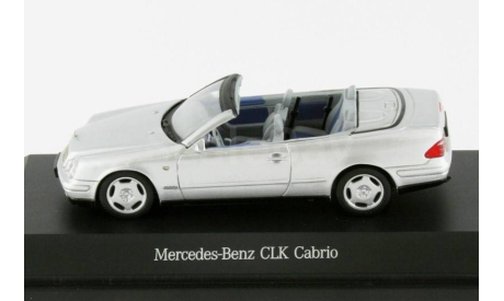 Модель Mercedes-Benz CLK-class Cabriolett A208 (W208) 1999 silver met. 1:43 SCHUCO, масштабная модель, 1/43