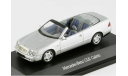 Модель Mercedes-Benz CLK-class Cabriolett A208 (W208) 1999 silver met. 1:43 SCHUCO, масштабная модель, 1/43