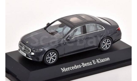 Модель Mercedes-Benz E-class Limousine (W214) 2024 grey 1:43 i-Scale (DEALER VERSION), масштабная модель, HERPA, scale43