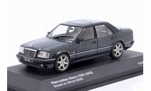 Модель Mercedes-Benz E60 AMG ( W124) based E500 1994 г. blue 1/43 Solido, масштабная модель, scale43