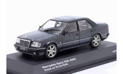 Модель Mercedes-Benz E60 AMG ( W124) based E500 1994 г. blue 1/43 Solido