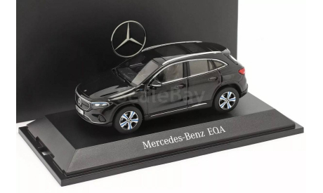 Модель Mercedes-Benz EQA (H243) 2021 cosmos black 1:43 Herpa (DEALER VERSION), масштабная модель, scale43