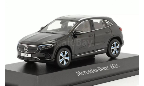 Модель Mercedes-Benz EQA (H243) 2021 cosmos black 1/43 Herpa (DEALER VERSION), масштабная модель, I-Scale, scale43