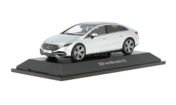 Модель Mercedes-Benz EQS (V297) 2022 HIGHTECH SILVER 1:43 DEALER VERSION