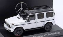 Модель Mercedes-Benz G-class G580 with EQ Technology (W465) 2024 white 1:43, масштабная модель, NOREV, scale43