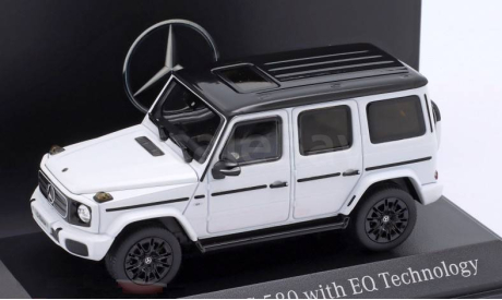 Модель Mercedes-Benz G-class G580 with EQ Technology (W465) 2024 white 1:43, масштабная модель, NOREV, scale43