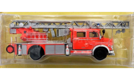 Модель MERCEDES-BENZ L1519 FEUERWEHR - пожарная лестница 1/43 EDITORIAL SALVAT, S.L., масштабная модель, 1:43