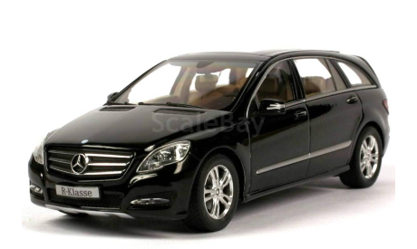 Модель Mercedes-Benz R-class Long MOPF 2010 (W251) obsidian-black 1:43, масштабная модель, Minichamps, scale43