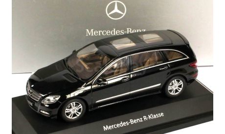 Модель Mercedes-Benz R-class Long MOPF 2010 (W251) obsidian-black 1:43, масштабная модель, Minichamps, scale43