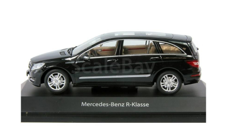 Модель Mercedes-Benz R-class Long MOPF 2010 (W251) obsidian-black 1:43, масштабная модель, Minichamps, scale43