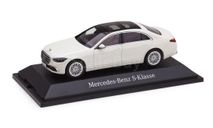 Модель Mercedes-Benz S-CLASS (W223) AMG-Line white bright 2021 1:43 HERPA, масштабная модель, scale43