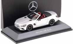 Модель Mercedes-Benz AMG SL 63 (R231) convertible silver 2013 1/43 SPARK