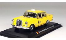 Модель Mercedes-Benz 200 D Taxi Brüxelles (1966) 1:43 ALTAYA, масштабная модель, scale43