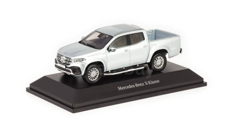 Модель Mercedes-Benz X-class Pick-Up (BR470) 2017 silver 1:43 SPARK/Dealer version, масштабная модель, scale43