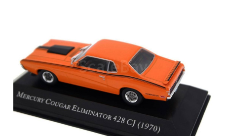 Модель MERCURY COUGAR ELIMINATOR 428 (1970) orange 1:43 PCT/DEAGOSTINI, масштабная модель, scale43