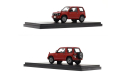 Модель MITSUBISHI PAJERO MINI VR-II (1994) red 1:43 HI-STORY, масштабная модель, scale43