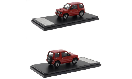 Модель MITSUBISHI PAJERO MINI VR-II (1994) red 1:43 HI-STORY, масштабная модель, scale43