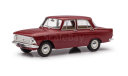 Модель Москвич/MOSKVICH 408 (1966) red/красный 1:24 IXO, масштабная модель, scale24