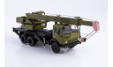 Модель Автокран КС-3575А (Камаз-53213) хаки 1/43 SSM, масштабная модель, scale43