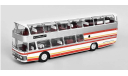 Модель автобус Neoplan NH 22L Skyliner (1983) silver/red 1/43 IXO/BUS033LQ, масштабная модель, Volkswagen, scale43