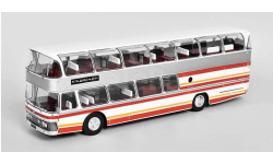 Модель автобус Neoplan NH 22L Skyliner (1983) silver/red 1/43 IXO/BUS033LQ